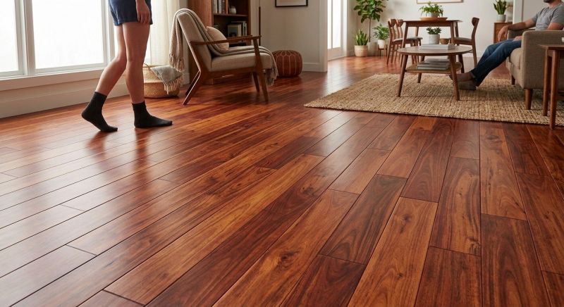 Cherry Floor Installation in Arlington, VA