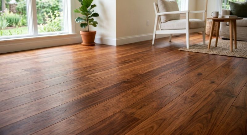 Cherry Floor Installation in Clarksburg, MD