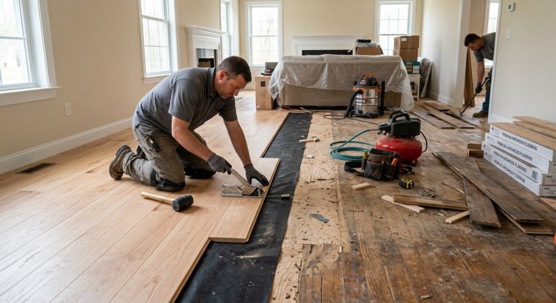 Hardwood Floor Installation in Columbia, MD