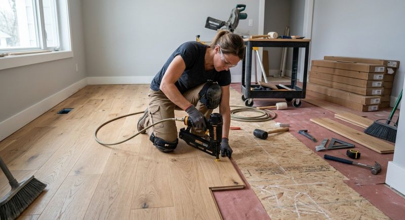 Hardwood Floor Installation in Laurel, MD