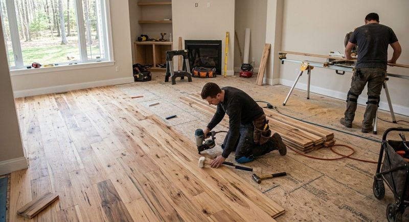 Hickory Floor Installation in Bethesda, MD
