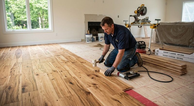 Hickory Floor Installation in Bethesda, MD