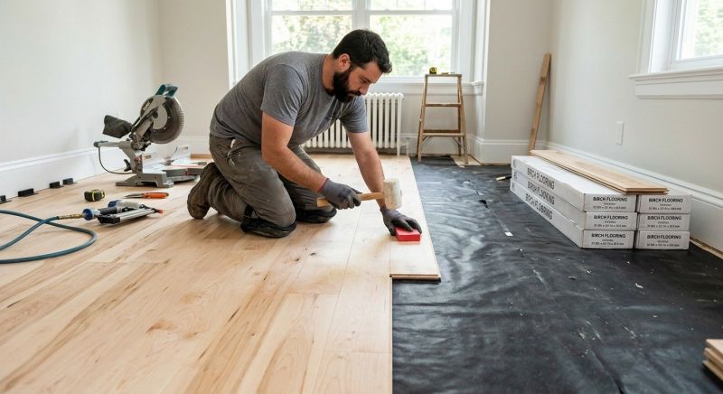 Maple Flooring Installation in Herndon, VA