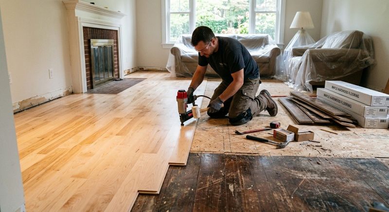 Maple Flooring Installation in Prince Georges County, MD