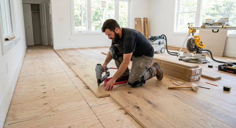 Oak Floor Installation in Cabin John, MD