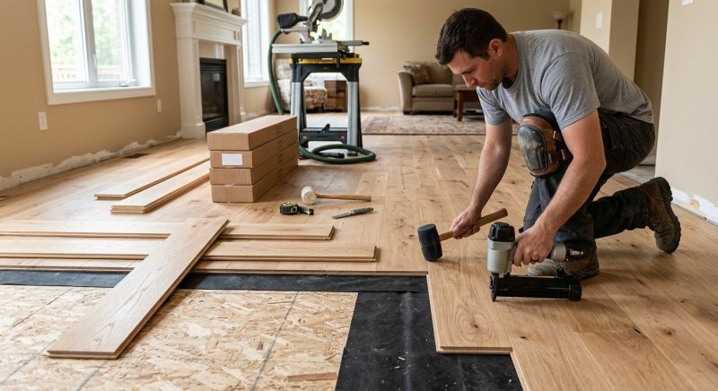 Oak Floor Installation in Capitol Heights, MD