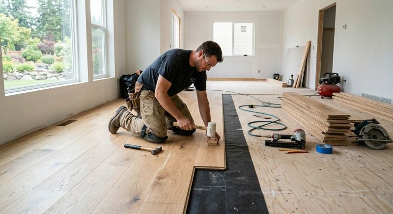 Oak Floor Installation in Chevy Chase, MD