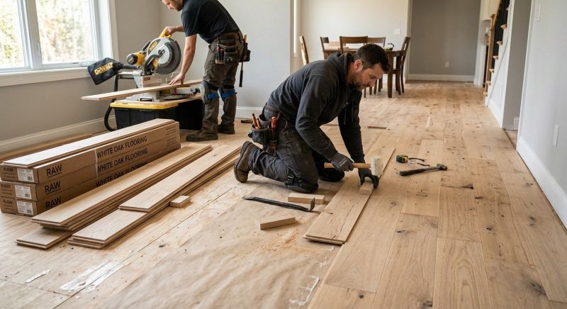Oak Floor Installation in Chevy Chase, MD