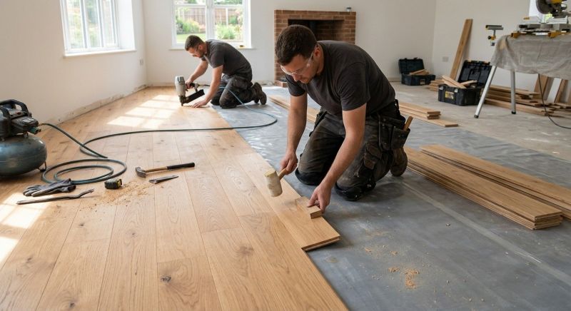 Oak Floor Installation in Chevy Chase, MD