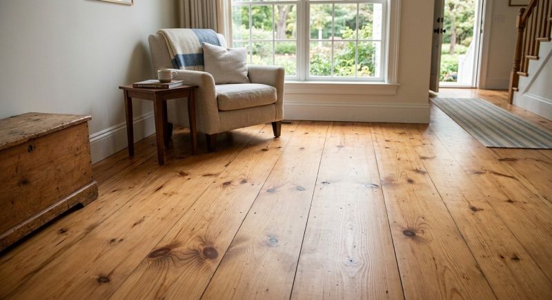 Pine Floor Installation in Bethesda, MD