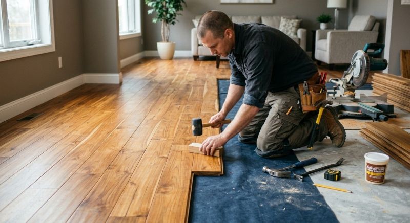 Teak Flooring Installation in Bethesda, MD