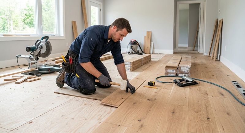 Wood Floor Replacement in Howard County, MD