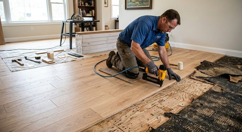 Wood Floor Replacement in Howard County, MD